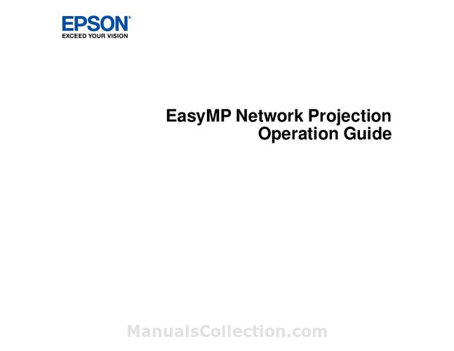 TÉLÉCHARGER EASYMP NETWORK PROJECTION PROJECTION NETWORK TÉLÉCHARGER EASYMP